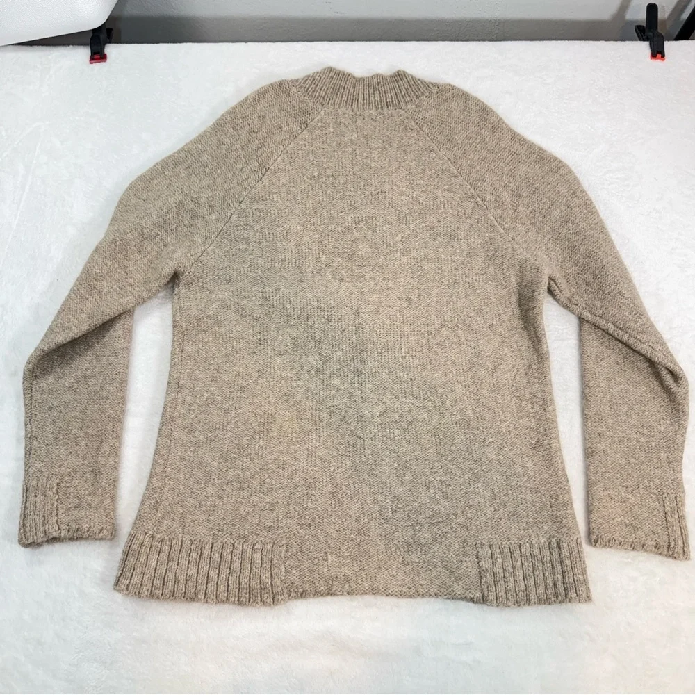 Rogan NYC Alpaca Blend Shawl Collar Sweater Mens XL Made In Peru Huckberry Beige